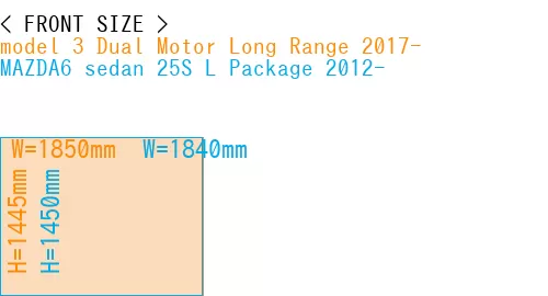 #model 3 Dual Motor Long Range 2017- + MAZDA6 sedan 25S 
L Package 2012-